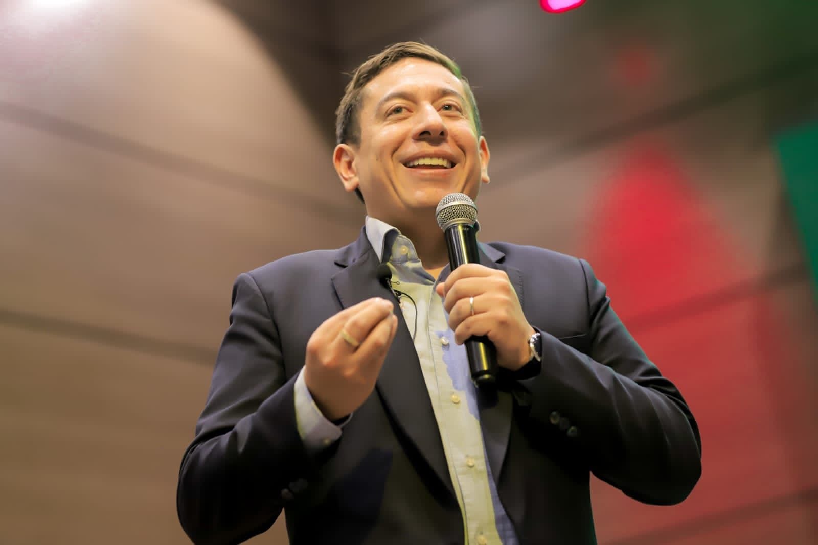 El gobernador de Boyacá Carlos Andrés Amaya señaló que apoya la Consulta Popular y que le hará campaña / Foto: Suministrada.