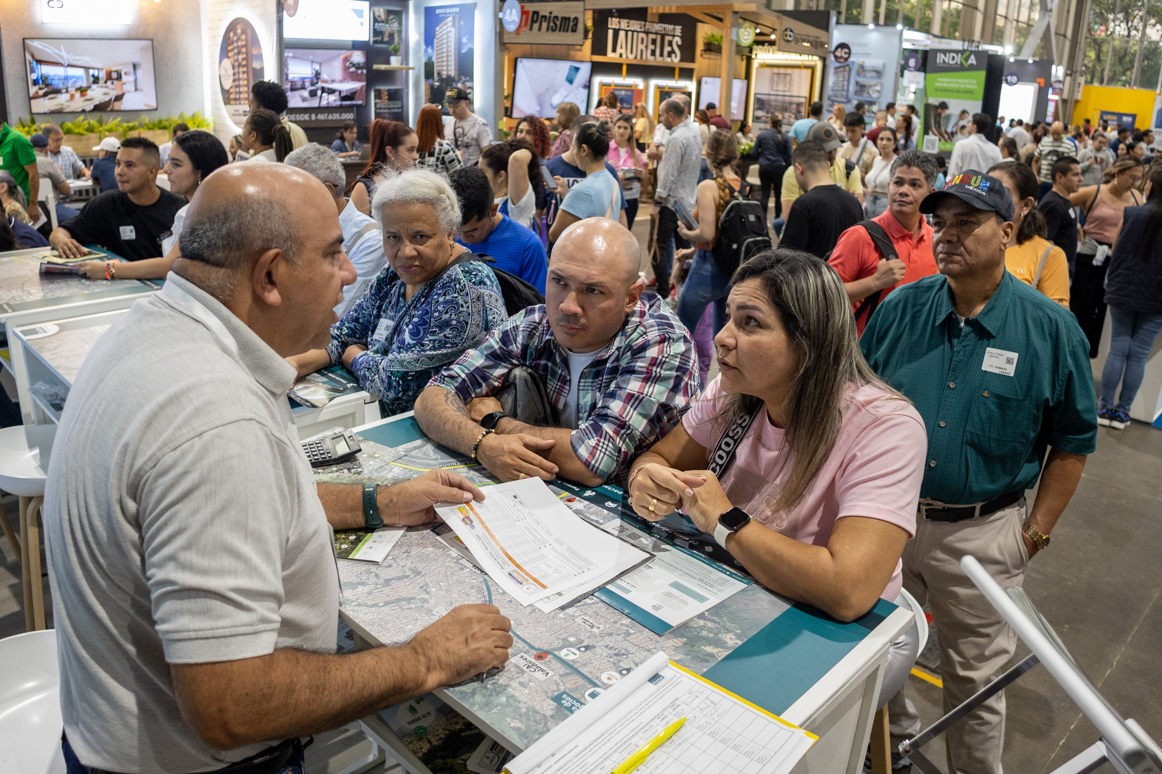 Expoinmobiliaria  en Plaza Mayor. Cortesía: Camacol