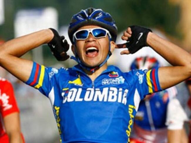 Fabio Duarte segundo en prueba ciclística suiza