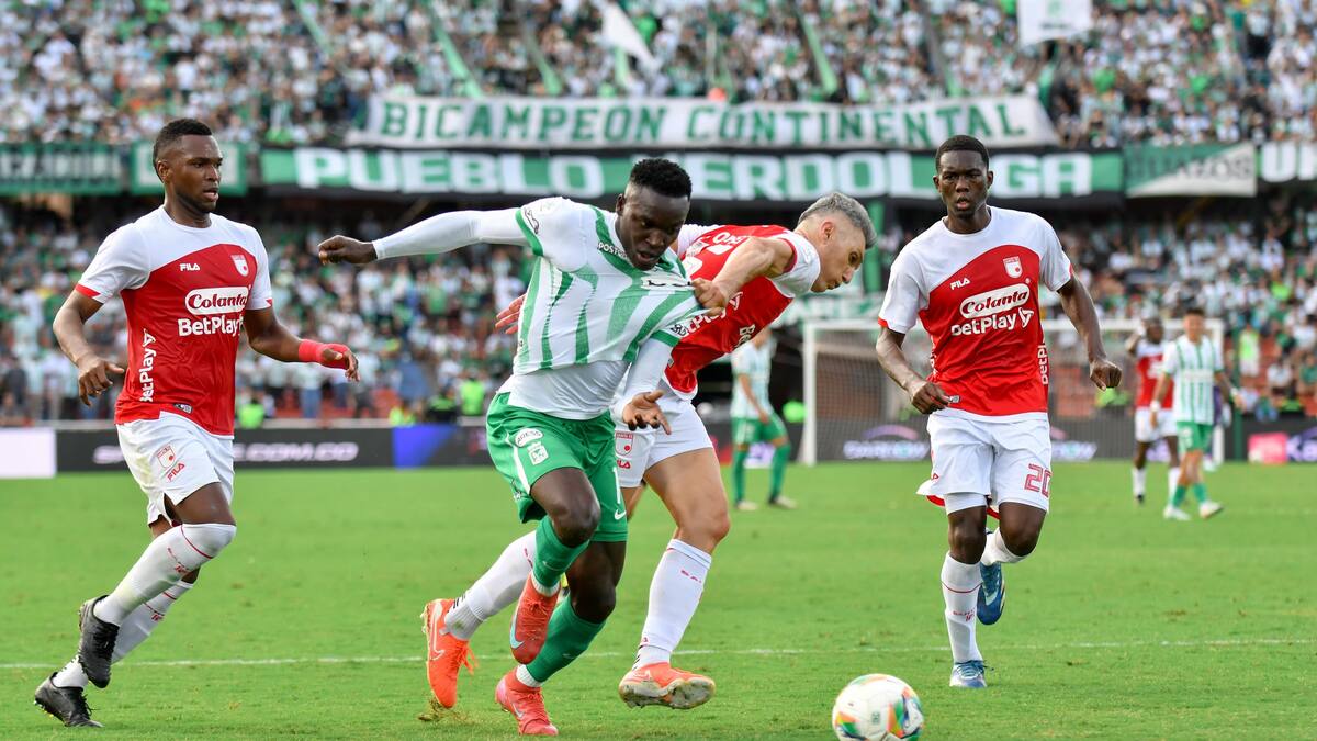 Santa Fe Vs. Nacional: Horario, bajas, posibles formaciones y cómo seguir el partidazo del Grupo B