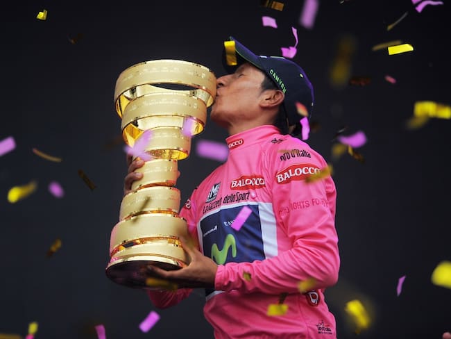 El balance de Nairo Quintana en las grandes vueltas con el Movistar