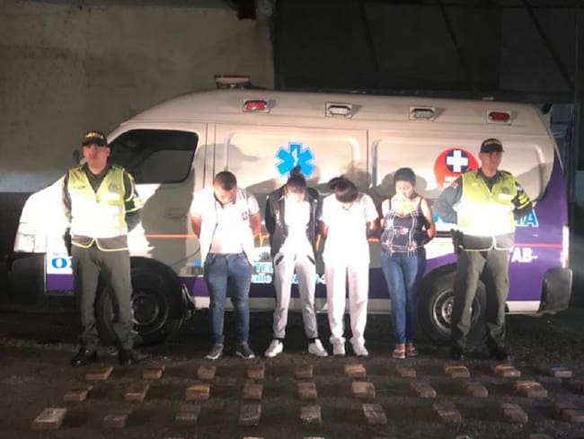 Otra ambulancia en misión ilícita fue inmovilizada por la Policía en Cauca