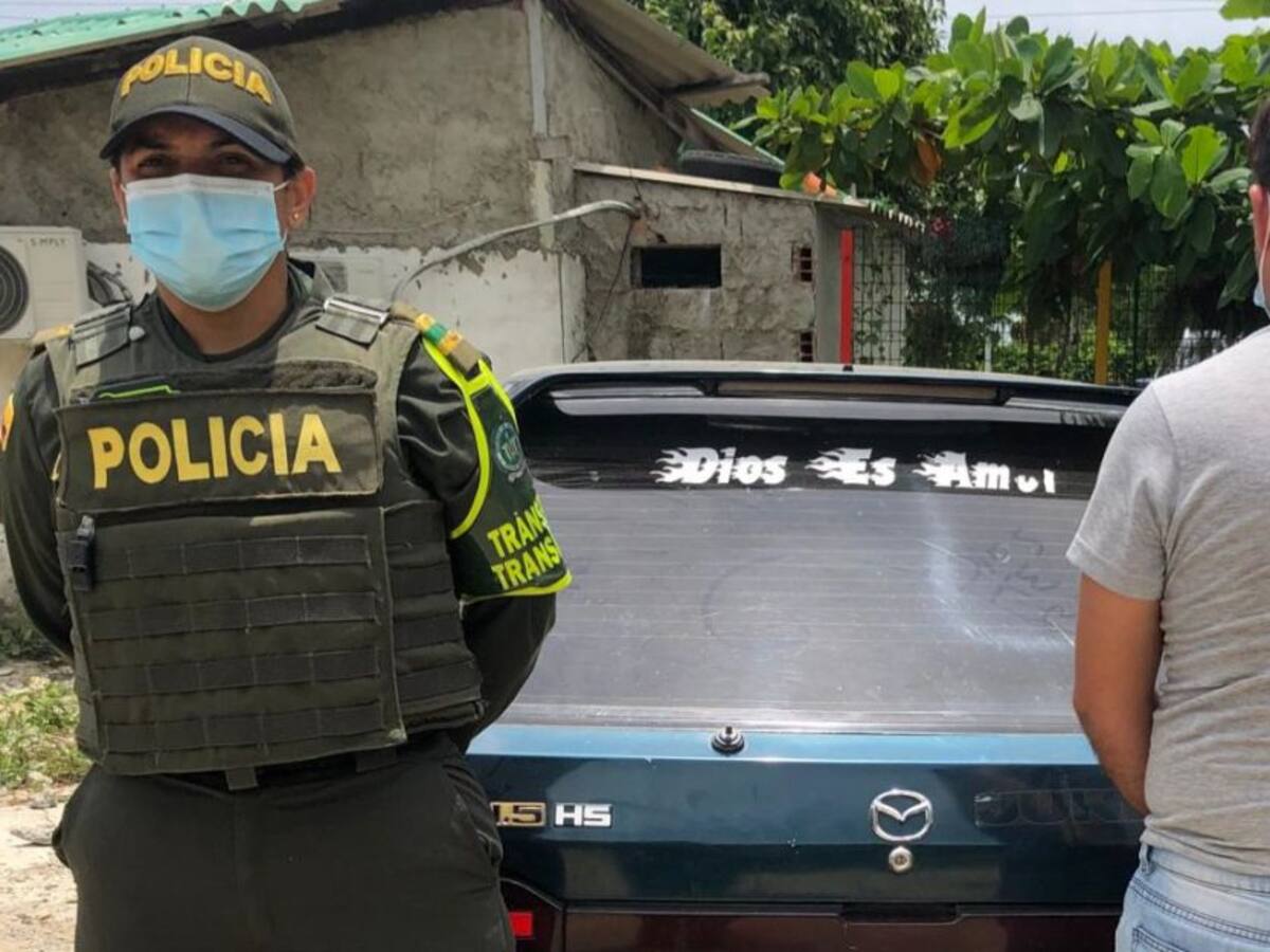 Hombre hacía colectivos en Cartagena con un carro robado en Barranquilla