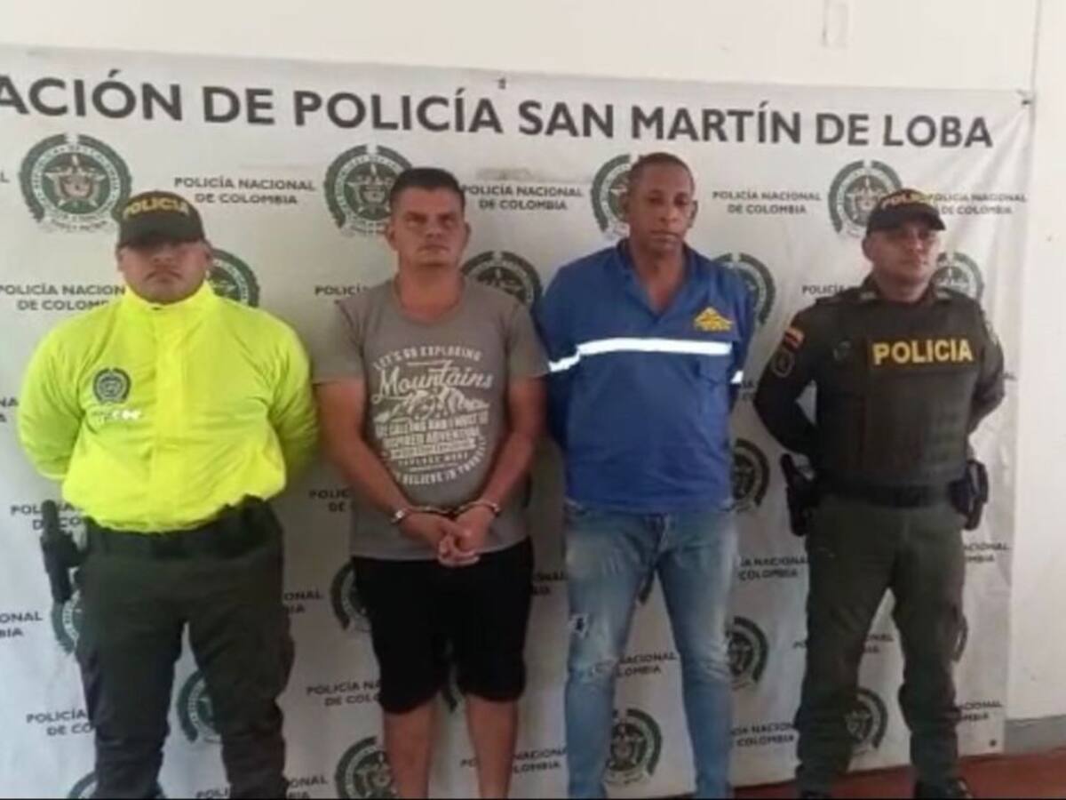 Presuntos asesinos de policía capturados en San Martín de Loba