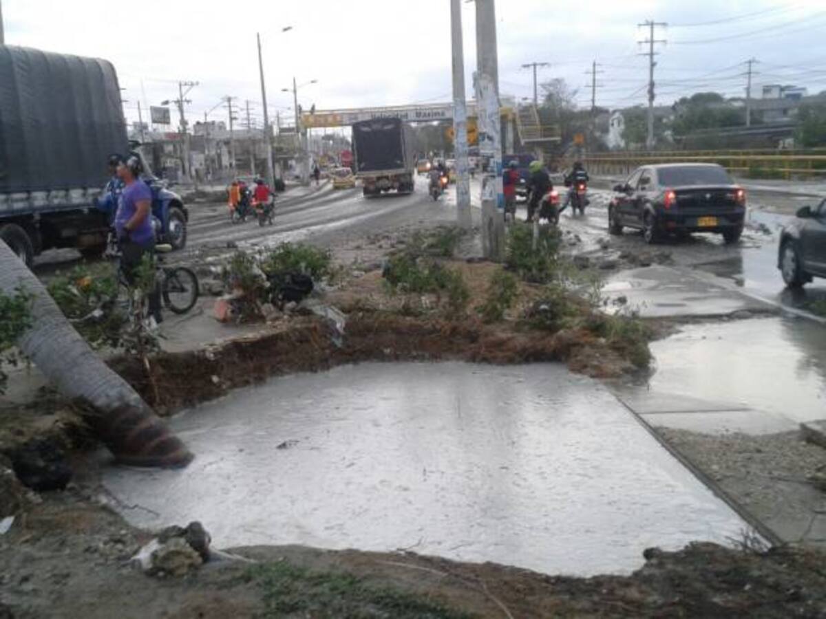 Emergencia por falta de agua potable en Cartagena ante la rotura de un tubo madre