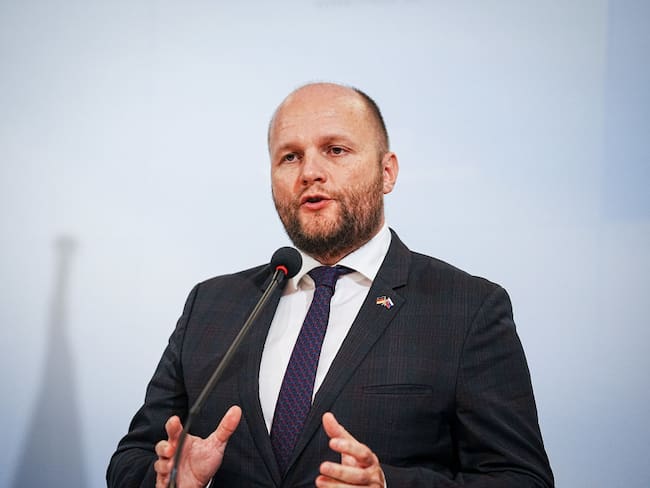 Jaroslav Nad, ministro de Defensa de Eslovaquia. Foto: Kay Nietfeld/picture alliance via Getty Images.
