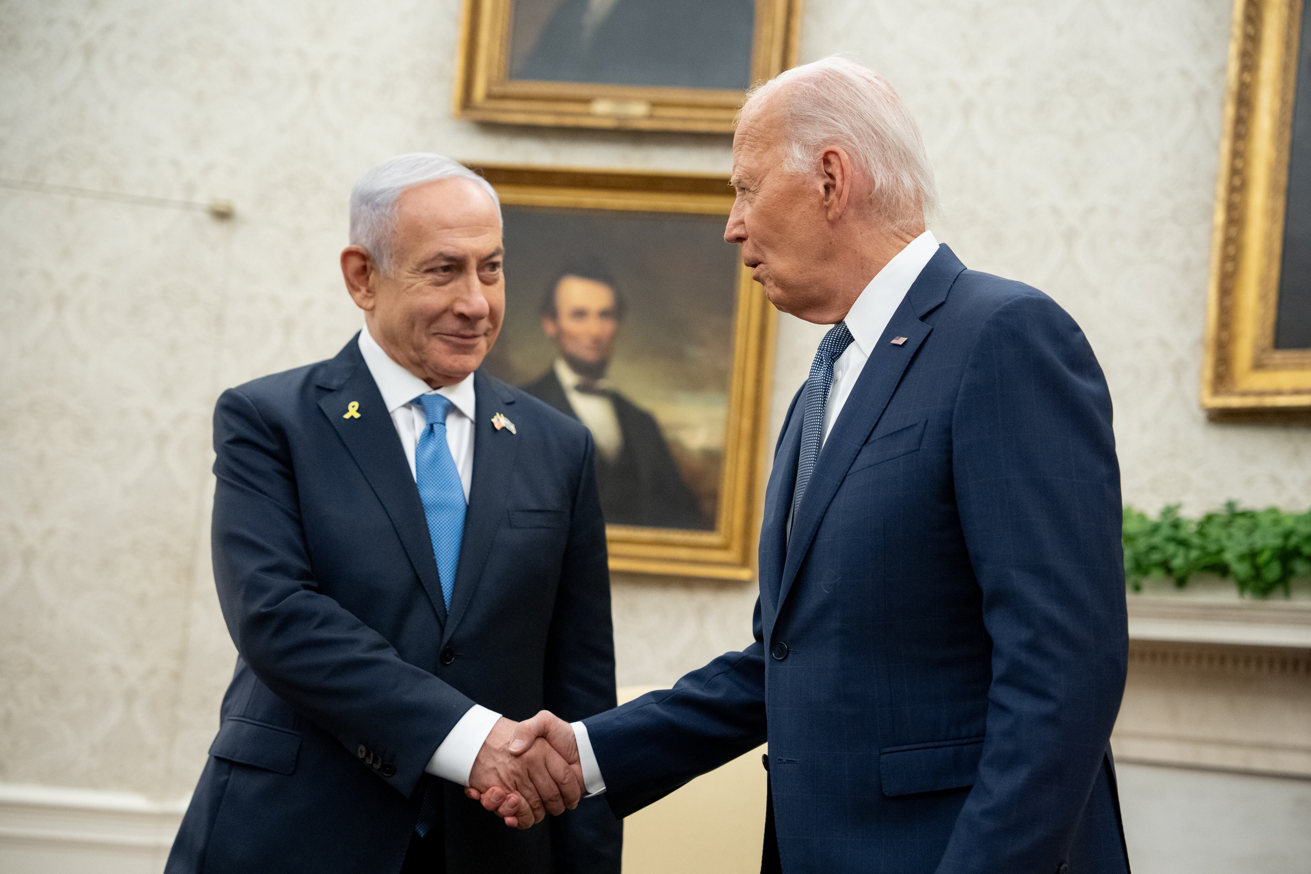Joe Biden y Benjamin Netanyahu | Foto: GettyImages