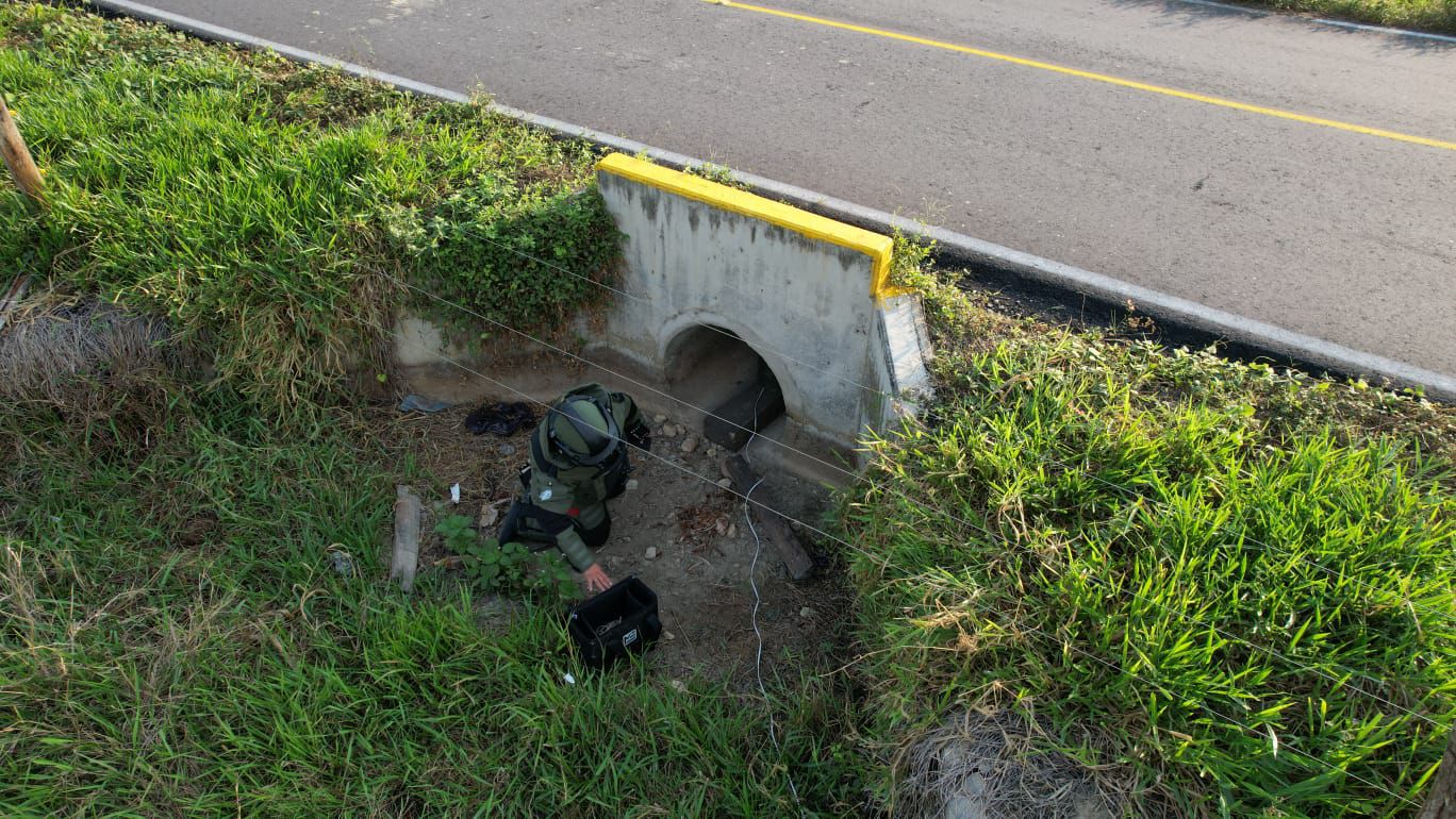 ELN coloca explosivo en vía de Arauca y Ejército Nacional lo destruyó de manera controlada