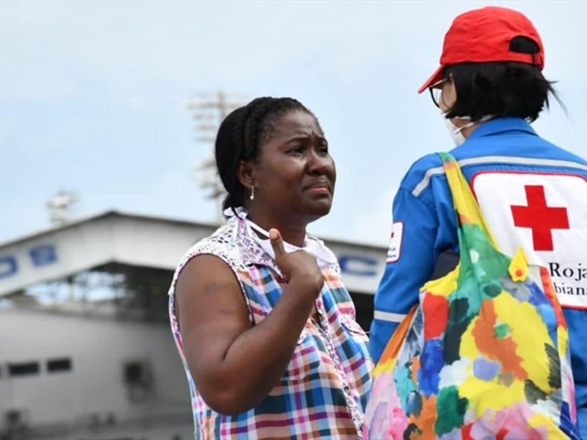 Cruz Roja Colombiana brinda atención a familias venezolanas en frontera