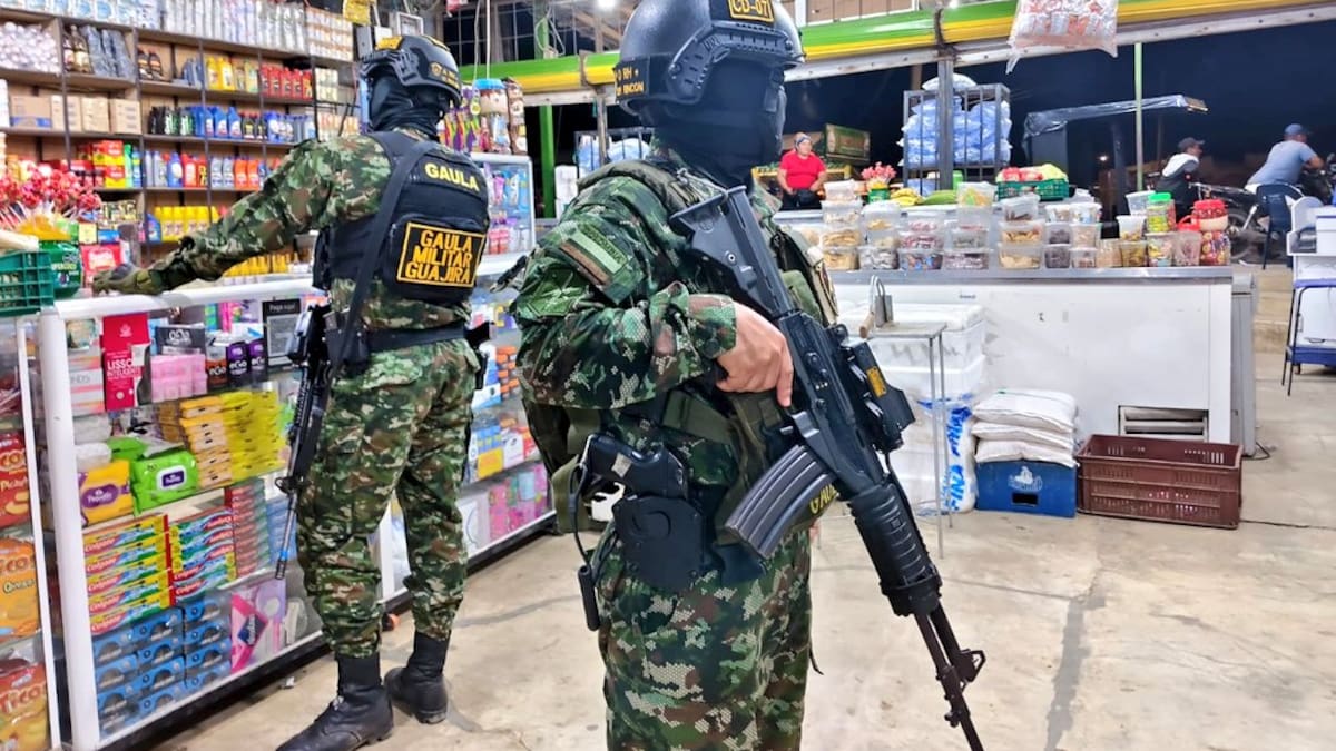 Refuerzan seguridad en La Guajira con despliegue militar