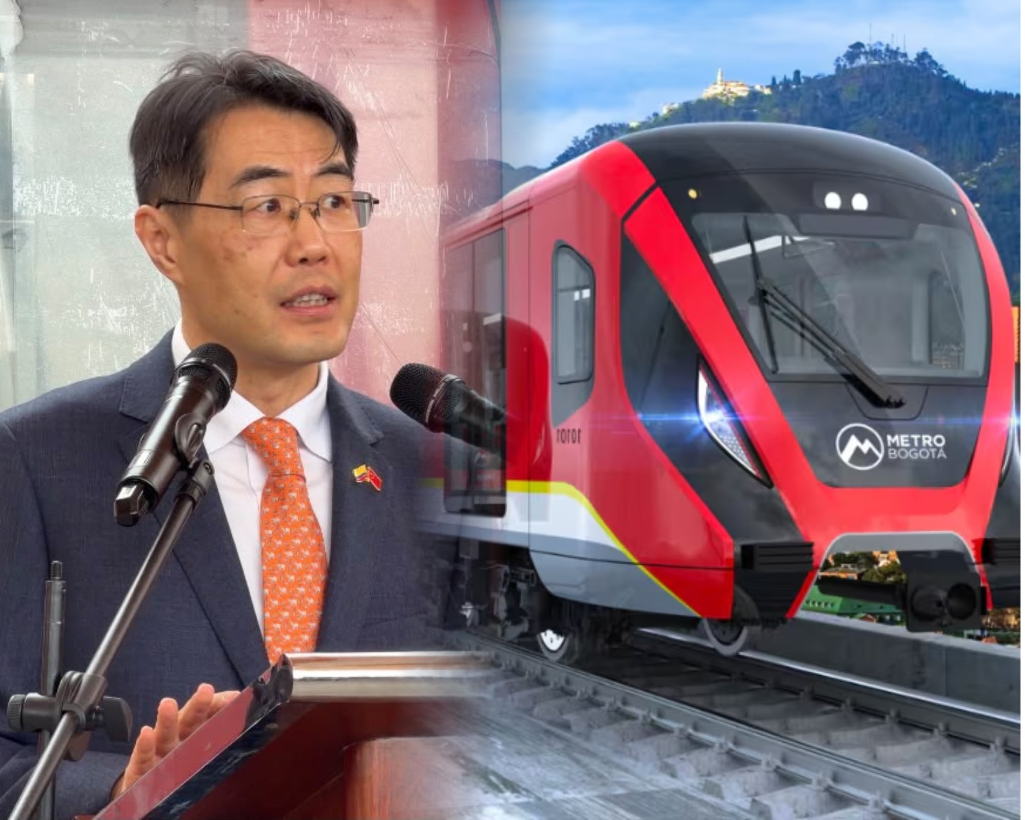 El gigante asiático busca seguir participando en los grandes proyectos de infraestructura de Colombia con la incorporación de tecnologías sostenibles e inteligencia artificial. 
(Foto:   Caracol Radio / Empresa Metro de Bogotá)