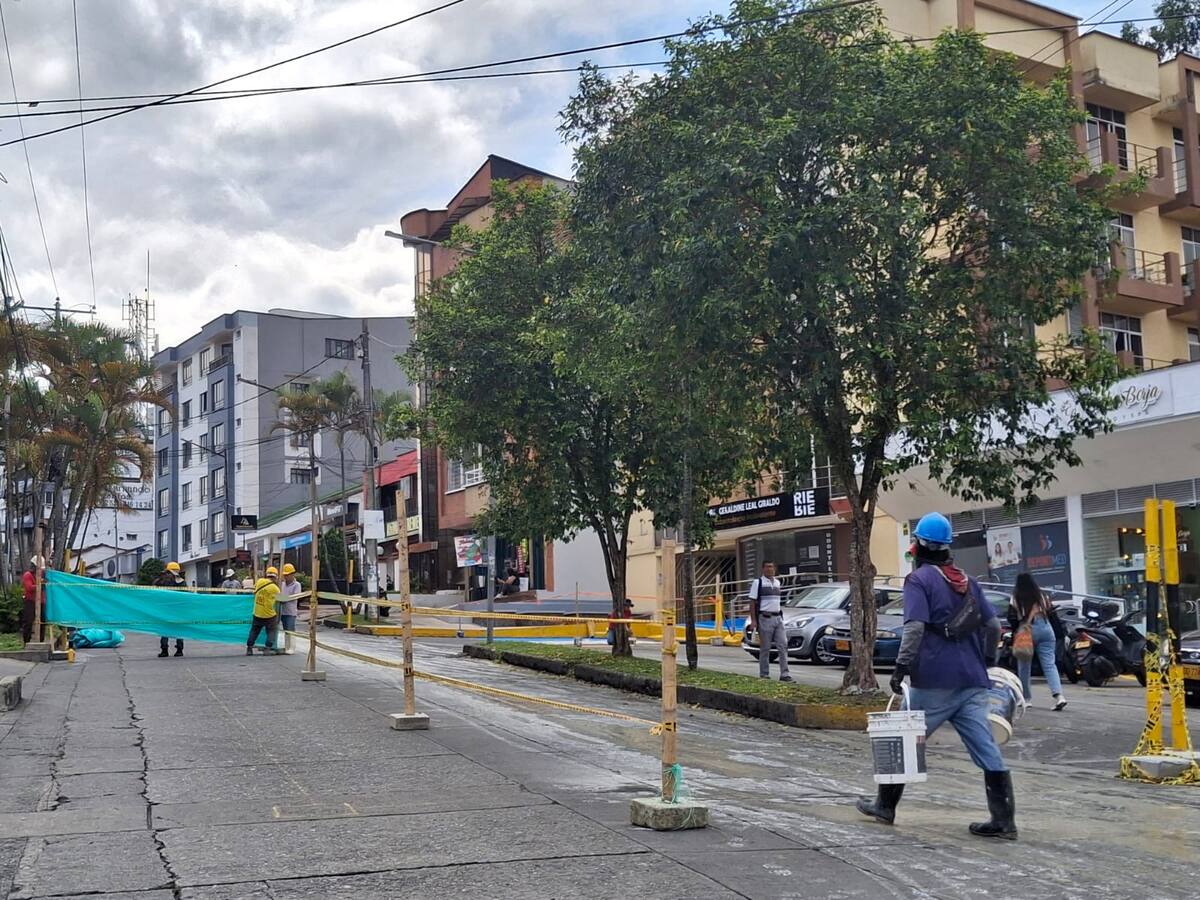 ¿Qué dicen comerciantes y residentes de la calle segunda norte de Armenia por las obras?