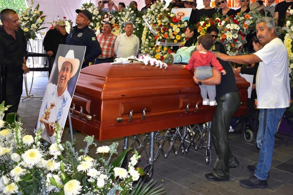 Funeral de Carlos Manzo Rodríguez. Foto: EFE