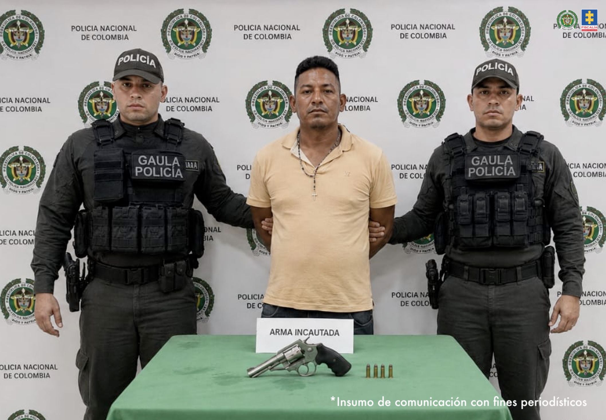 Cárcel para dos hombres señalados de portar armas de fuego en Bolívar