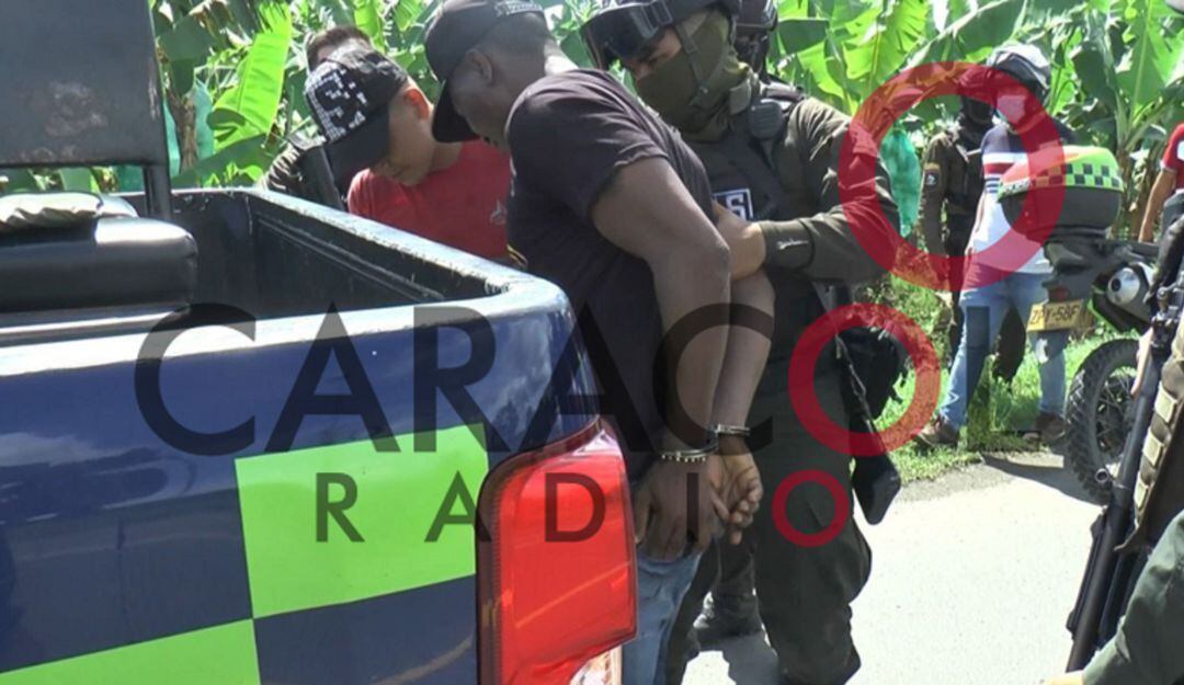 Capturados con armas en Urabá. 