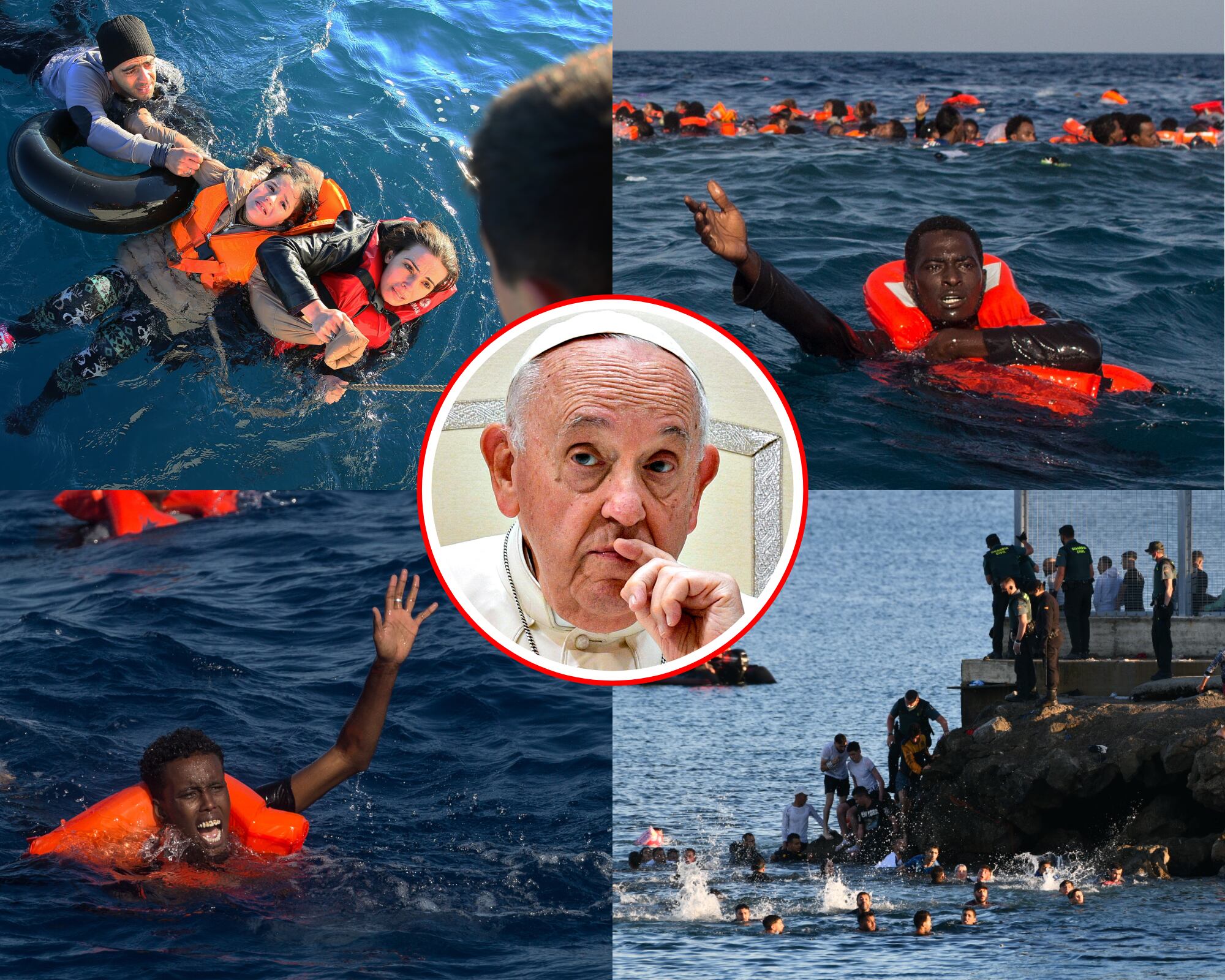 El sumo pontífice lamentó que haya personas trabajando sistemáticamente para evitar la llegada de quienes huyen de conflictos y crisis.
(Foto: Getty / Caracol Radio)