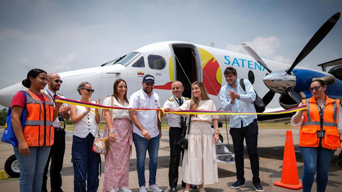 Inició operaciones la ruta directa Medellín – Mompox de la aerolínea Satena