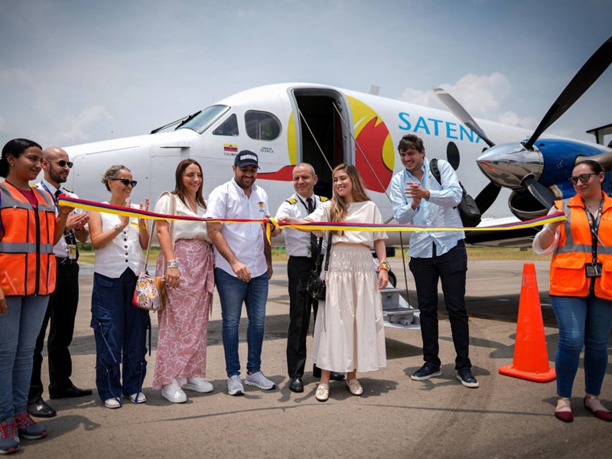 Inició operaciones la ruta directa Medellín – Mompox de la aerolínea Satena