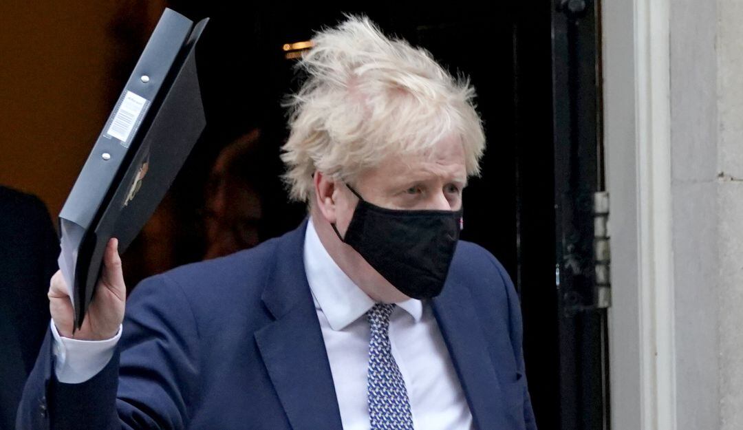 El dirigente británico Boris Johnson 