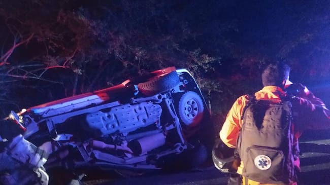 Accidente de tránsito vía Ibagué – Alvarado
