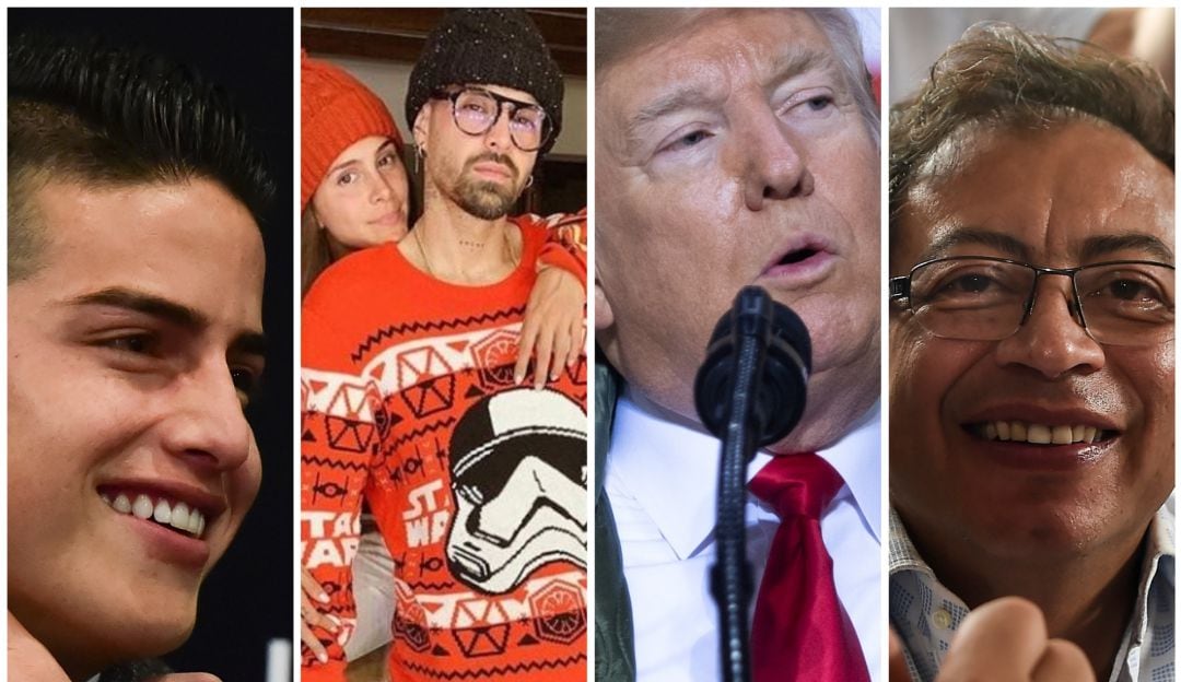 James, Greeicy, Mike Bahía, Trump y Petro.