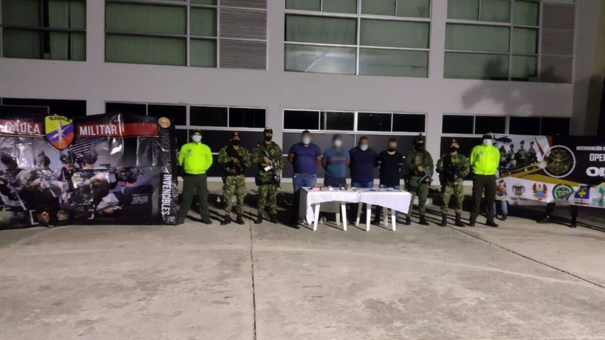 Capturan a seis presuntos integrantes del Grupo 'Los Pachencas'
