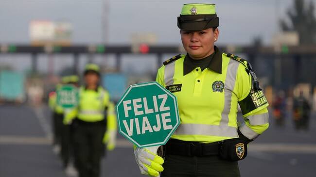 Listo dispositivo de seguridad para Semana Santa en Bogotá. Foto: Colprensa