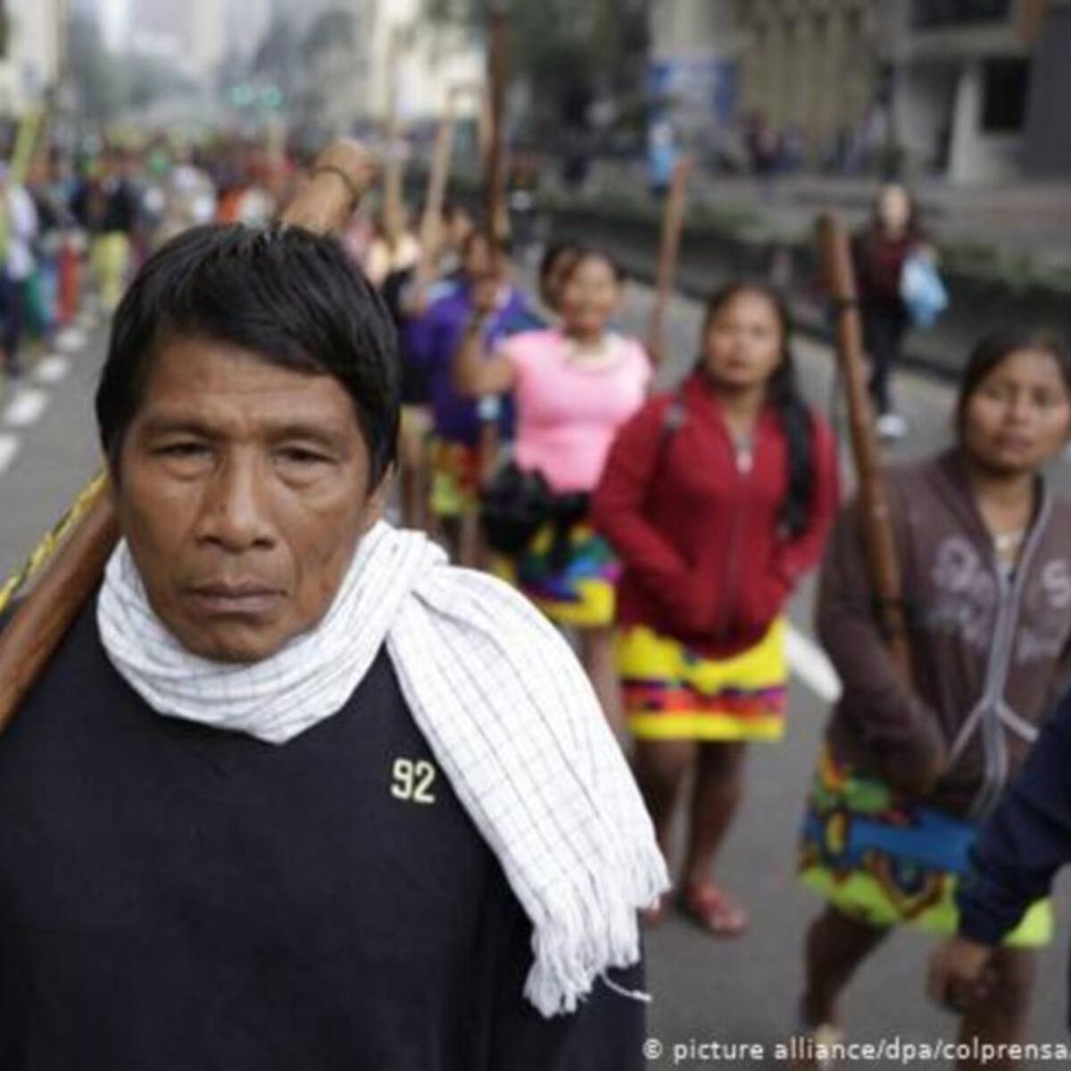 Más de 100 kilómetros han caminado líderes sociales como forma de protesta