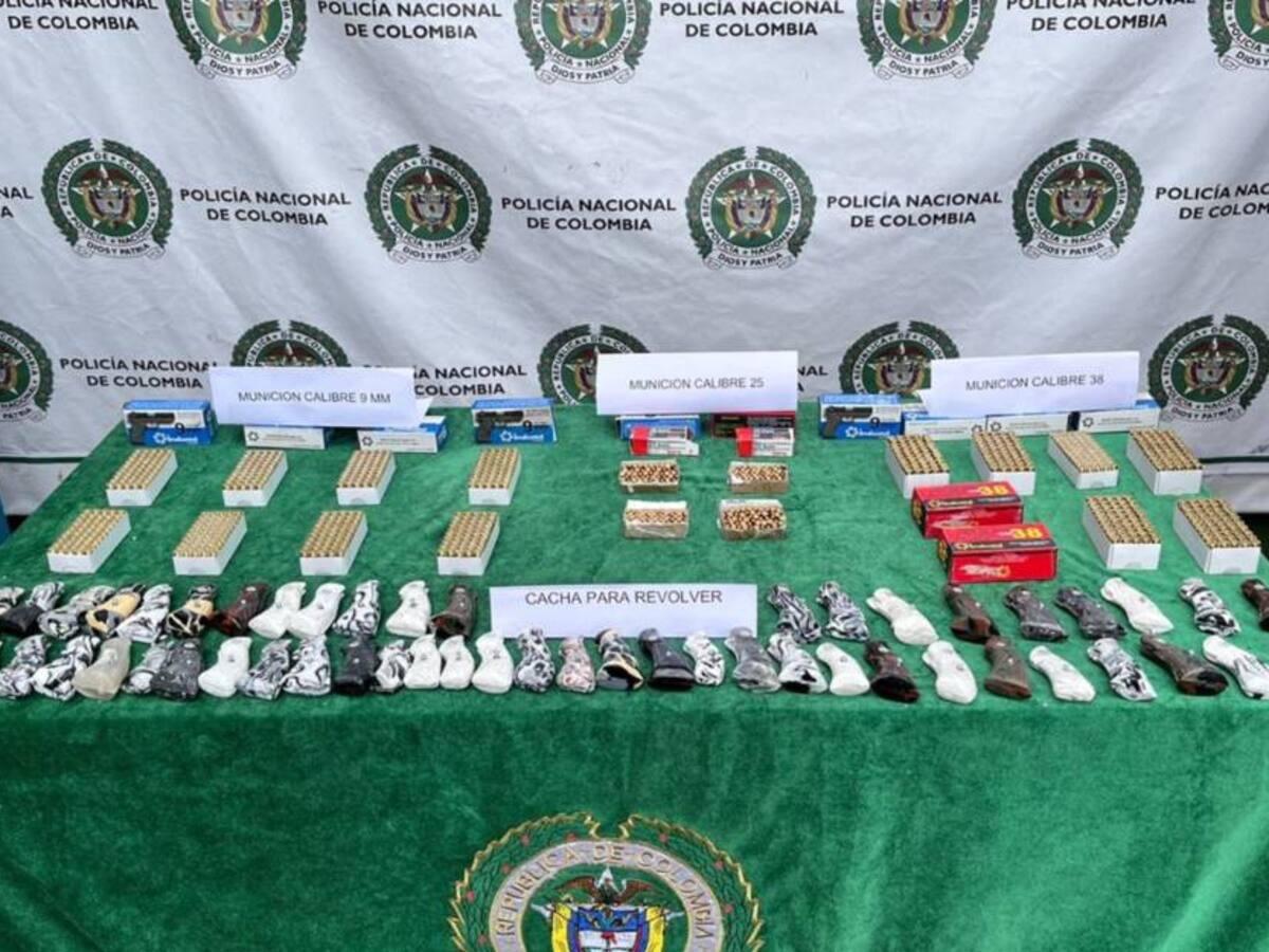 Incautan más de 900 cartuchos que iban para grupos delincuenciales de Medellín