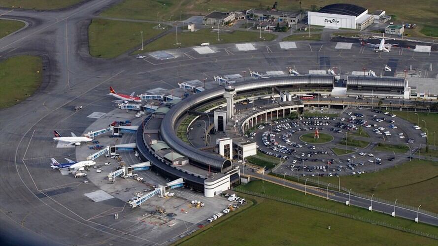 Vista aérea del Aeropuerto Internacional Jose María Cordova de Ríonegro. Foto: Colprensa.