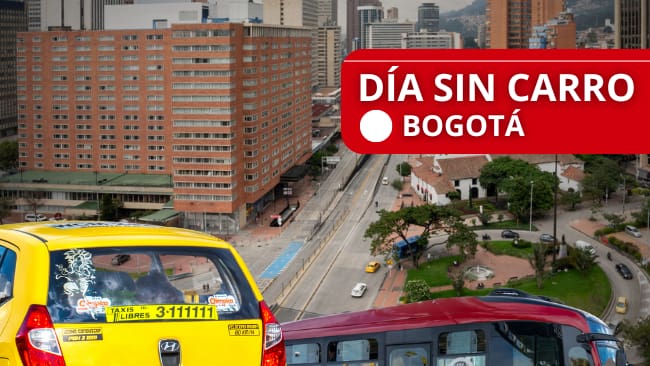 Día sin carro // Bogotá // Transmilenio // taxis // Getty Images