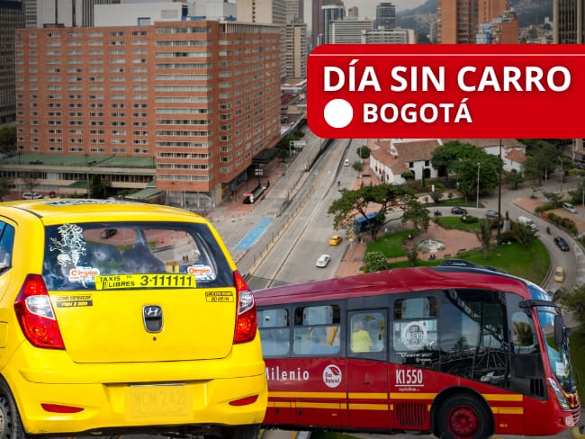 Día sin carro // Bogotá // Transmilenio // taxis // Getty Images