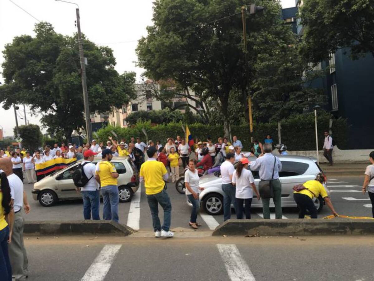 Habitantes del Diamante II protestaron por impacto de proyecto vial