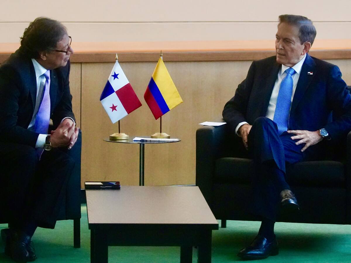 ¿Qué hablaron Petro y el presidente de Panamá durante su reunión en la Asamblea de la ONU?