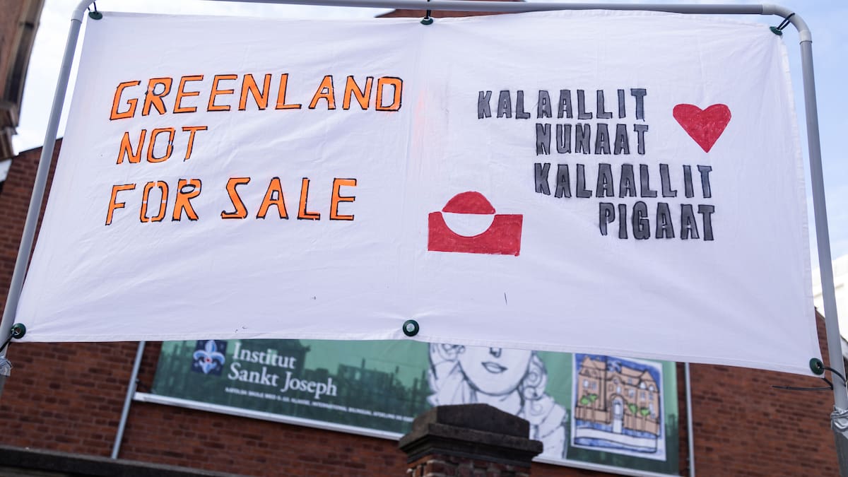 Groenlandia: no aceptamos bajo ningún concepto el deseo de Trump de apropiarse la isla