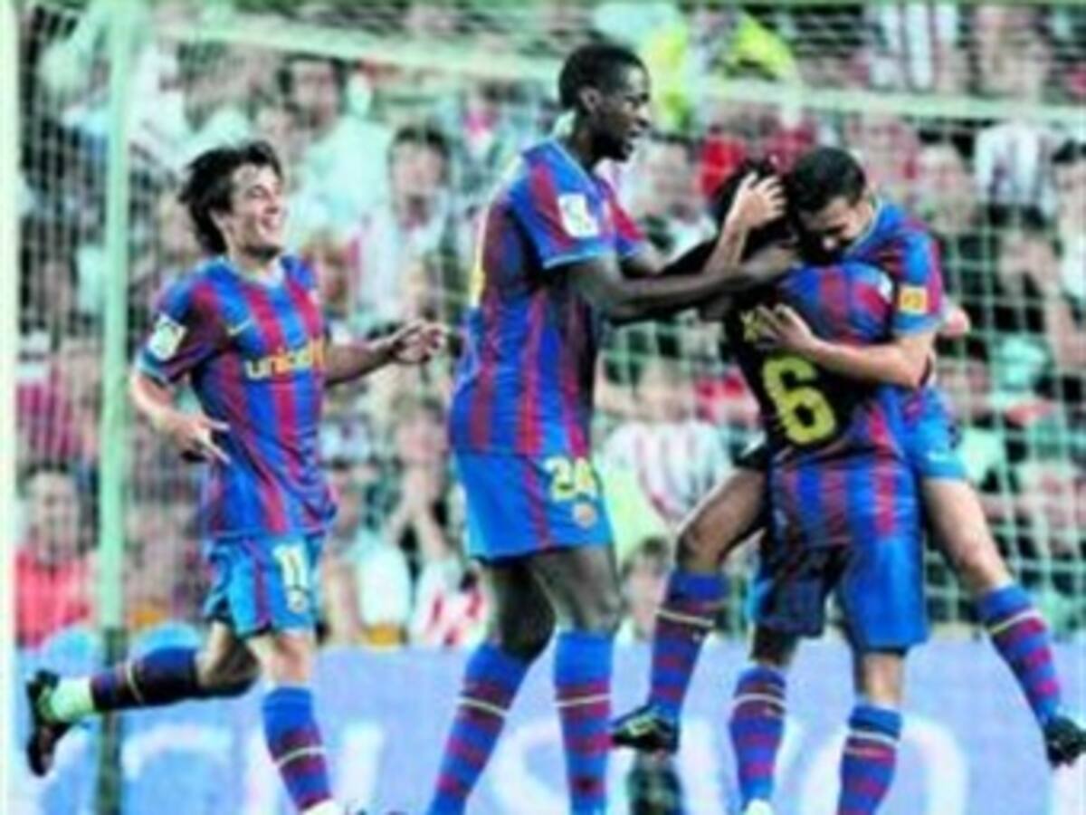 El Barcelona gana la supercopa de Europa