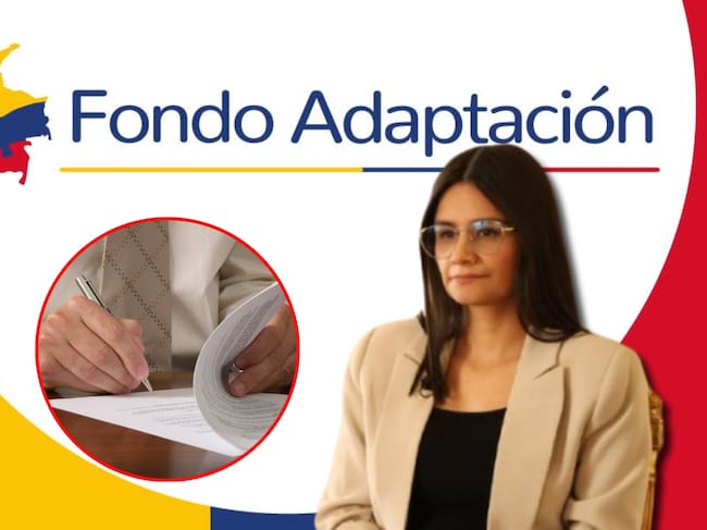 Fondo Adaptación y Angie Rodríguez. Fotos: Fondo Adaptación / Getty Images