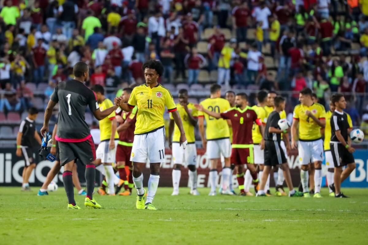 [31/08/17] Colombia igualó sin goles en su visita a Venezuela por las Eliminatorias.