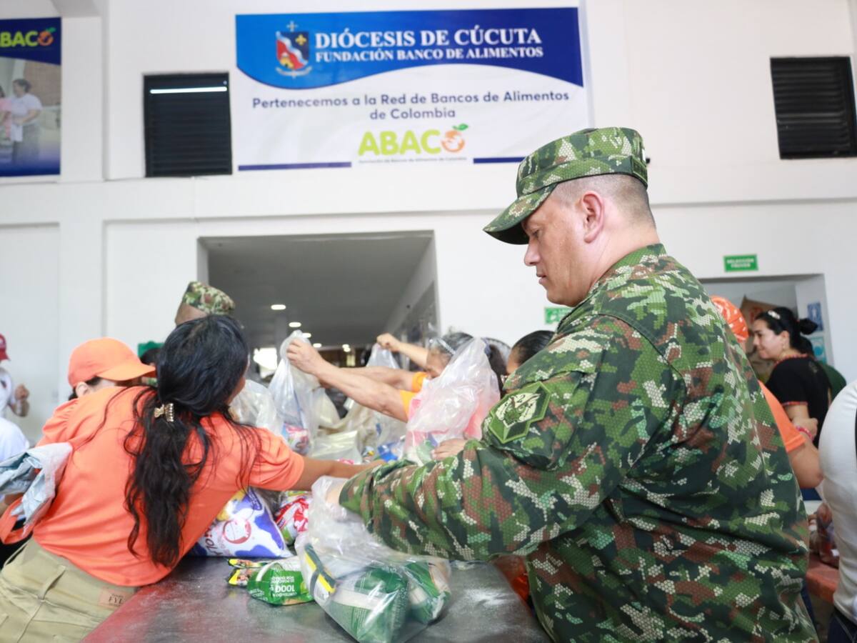 Ejército reporta que ha entregado más de 227 toneladas de ayuda humanitaria en el Catatumbo
