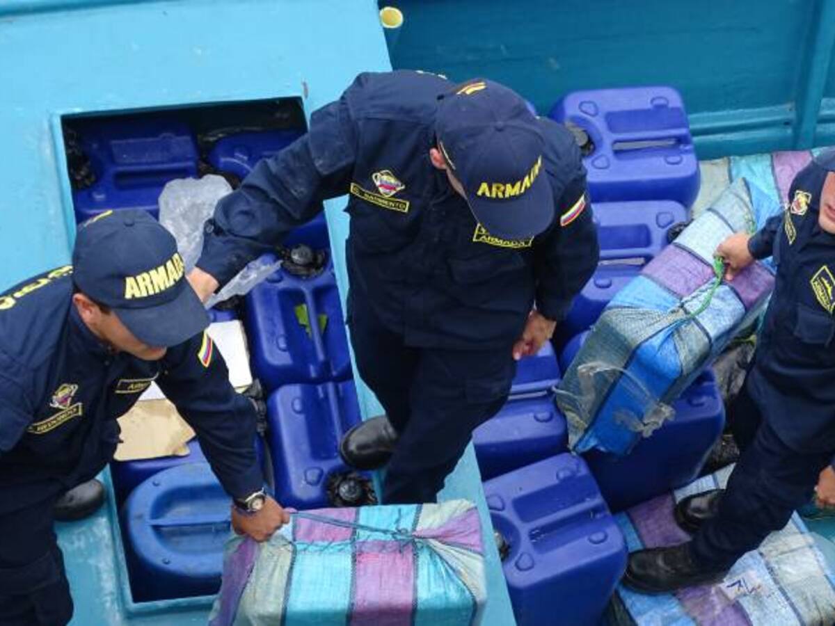 Cocaína incautada en el Pacífico este año vale más de $10 billones