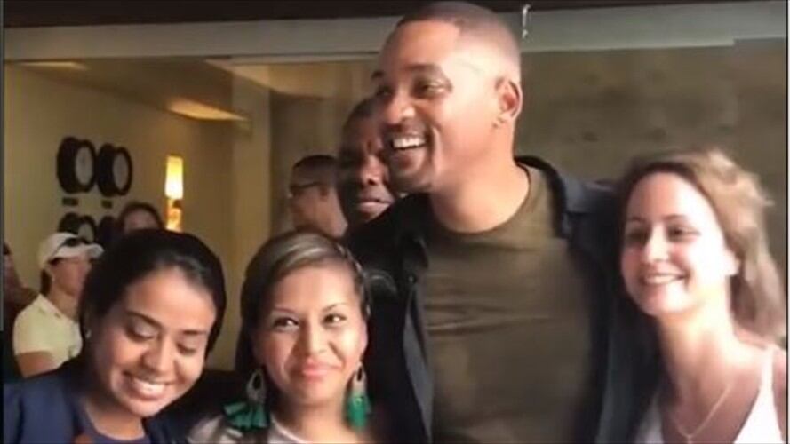 Will Smith en Cartagena. Foto: Instagram willsmith