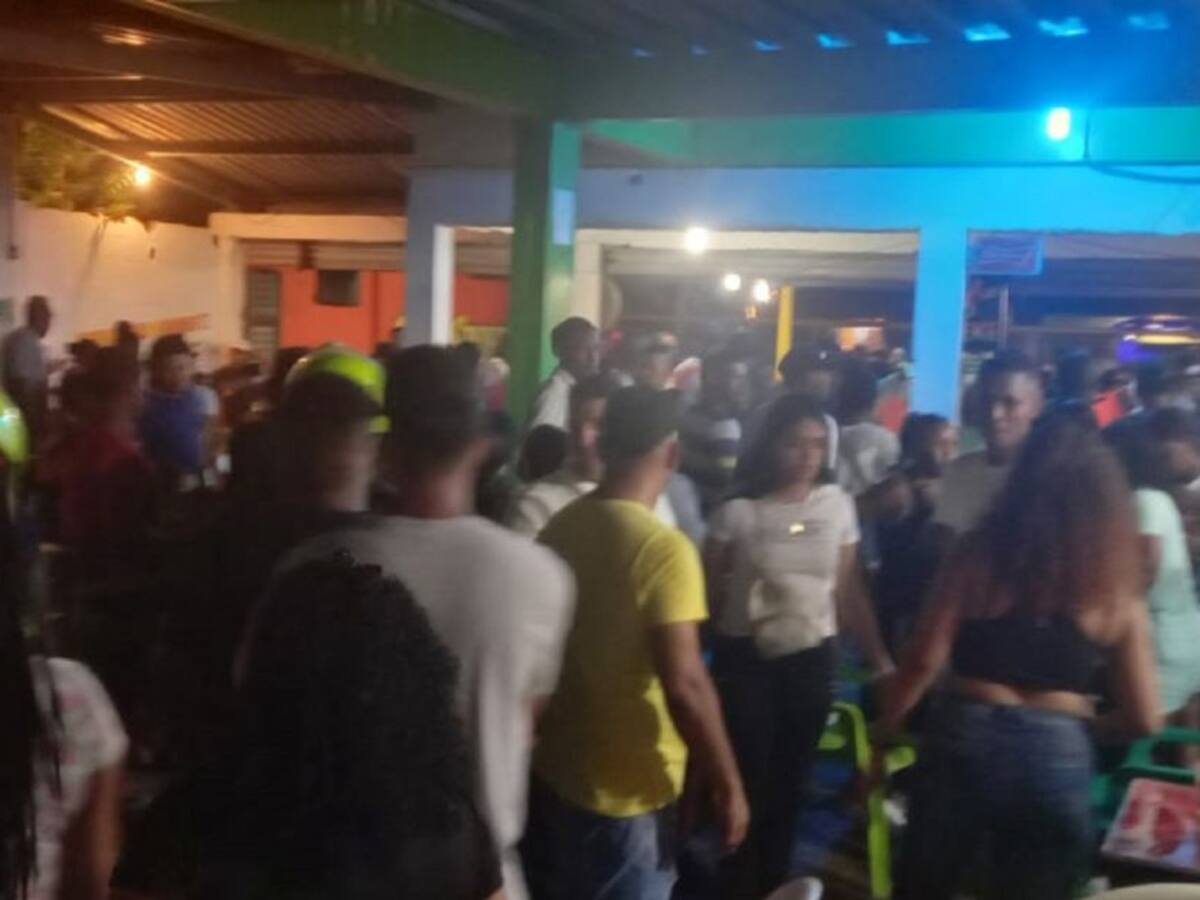 Suspendieron fiesta clandestina con más de 300 personas en Bayunca