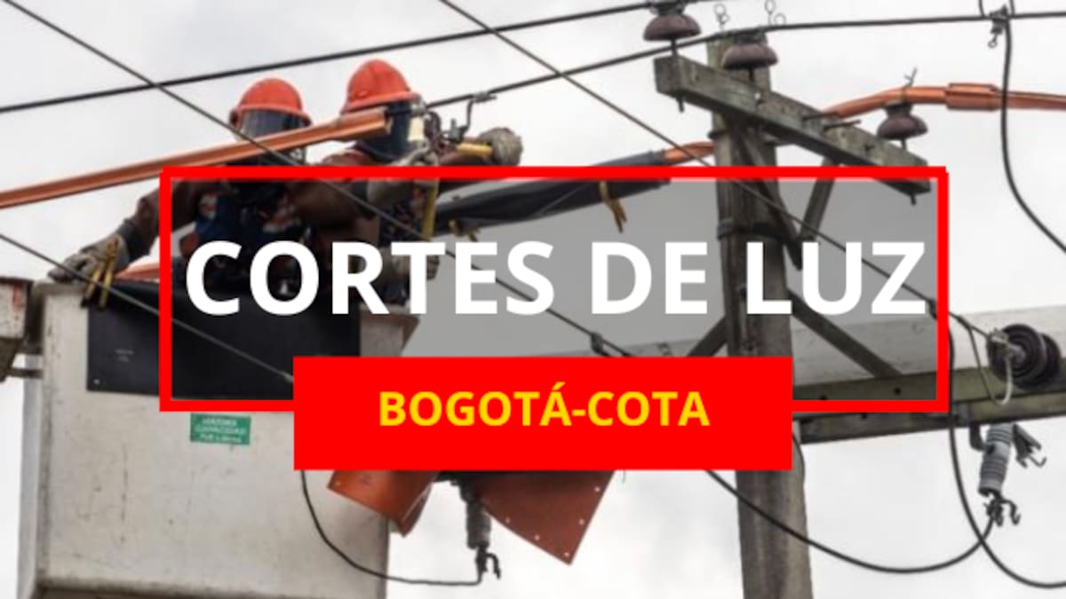 ¡Aliste las velas! Este 26 de diciembre hay cortes de luz en 4 barrios de Bogotá y Cota