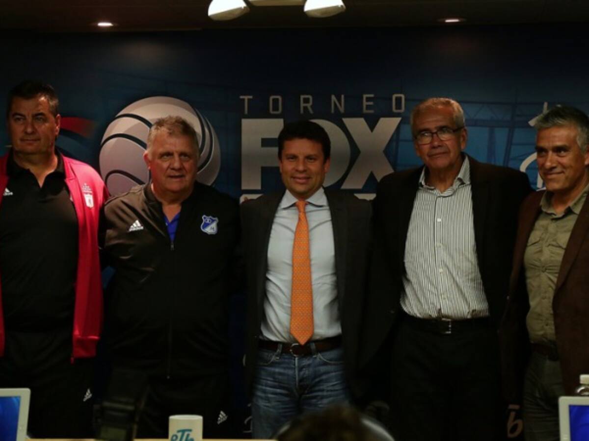 Gottardi, Gregorio Pérez, 'Polilla' Da Silva y Vespa presentaron el Torneo Fox Sports