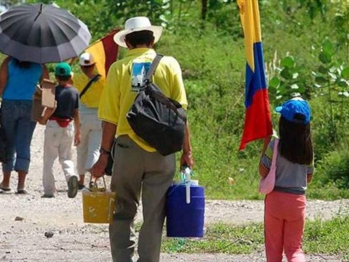 Colombia, segundo país con más desplazados internos