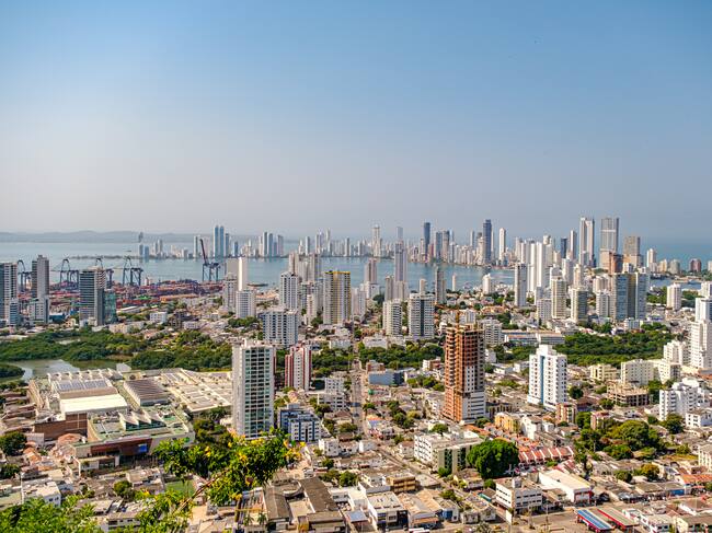 Vista panorámica de la ciudad de Cartagena (Foto vía Getty Images)