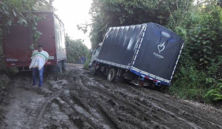 Afectaciones en las vías de Cadlas por las lluvias