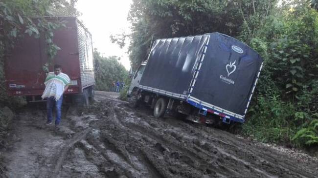 Afectaciones en las vías de Cadlas por las lluvias