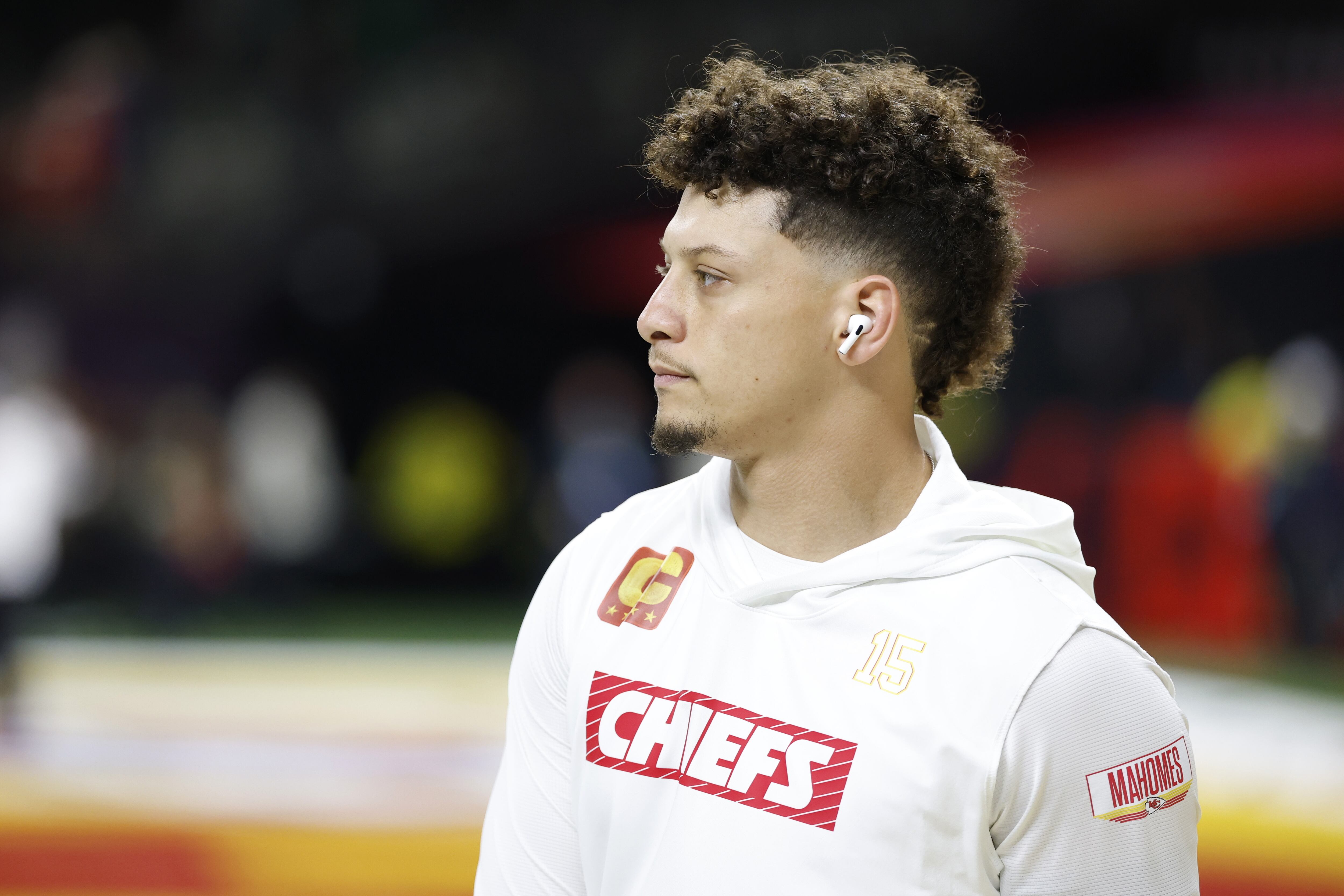 Patrick Mahomes, estrella de los Chiefs de la NFL. (Nueva Orleáns, Filadelfia) EFE/EPA/ERIK S. LESSER