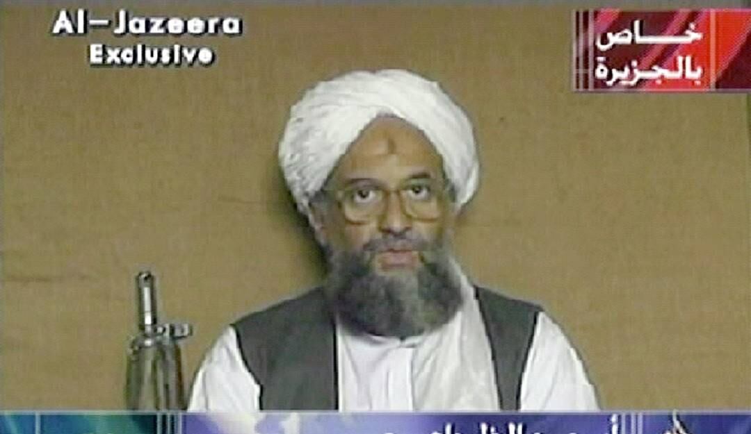 Ayman al-Zawahri, líder de Al-Qaeda dado de baja por Estados Unidos.            Foto: Getty 